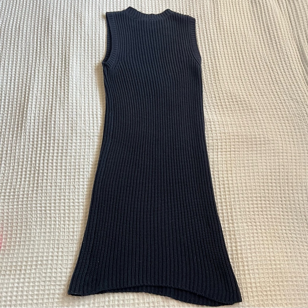 Melrose & market navy sweater tank dress